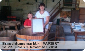 Brauchtumsmarkt 2014″Papier“