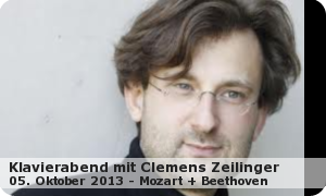 Klavierabend mit Clemens Zeilinger “ Mozart und Beethoven“